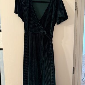 Baltic Born Velvet Maxi Wrap Dress
